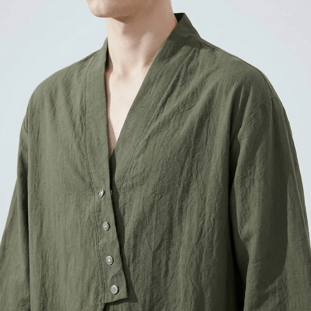 Chemise Style Kimono Homme