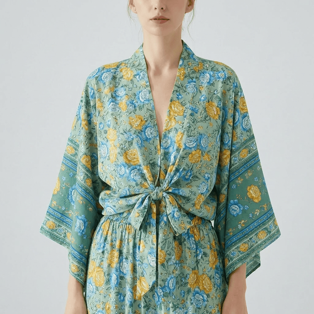 Ensemble Kimono Femme Fleuri