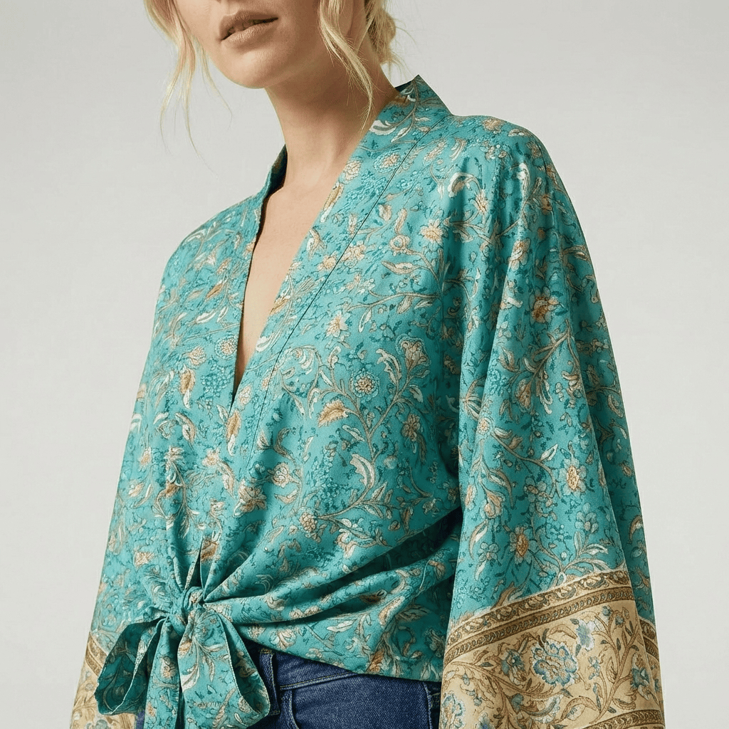 Kimono Court Femme Chic