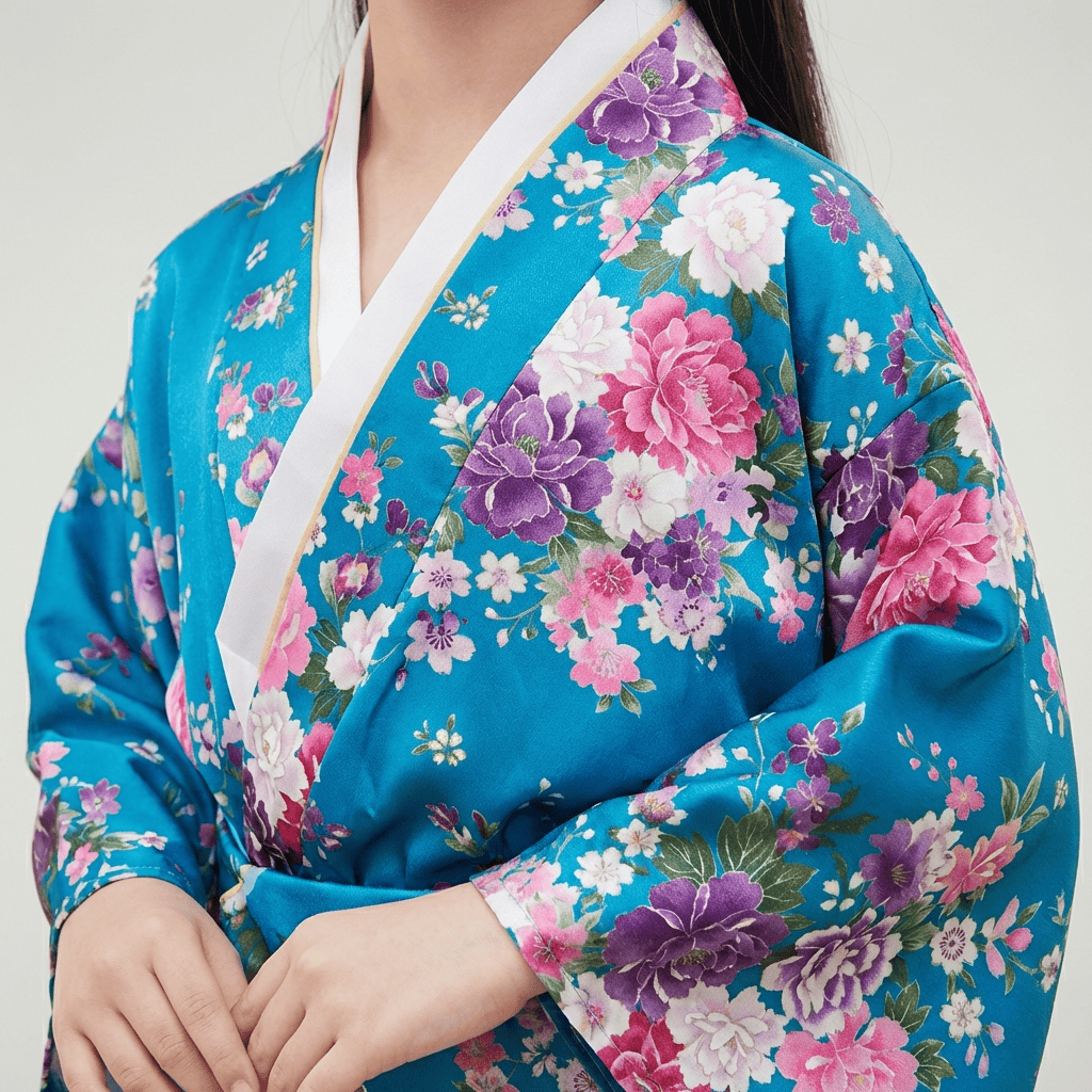 Kimono Japonais Traditionnel Fille
