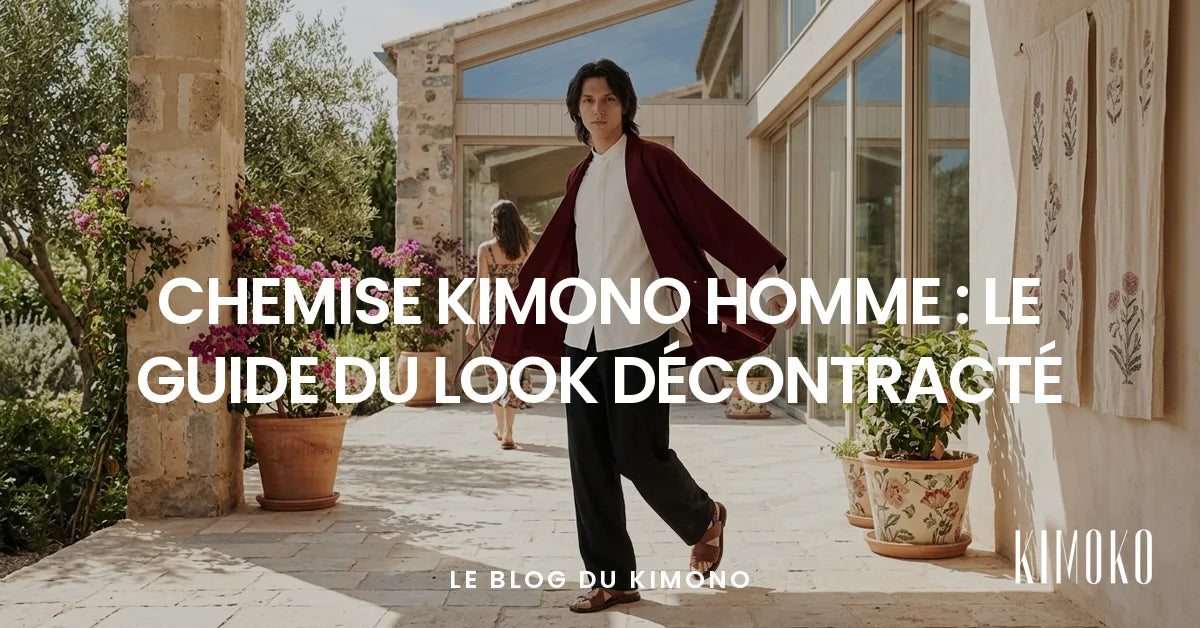 Chemise kimono homme : le guide du look décontracté Image