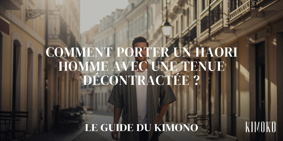 Comment porter un haori homme avec une tenue décontractée ? — guide complet par Sofia Image