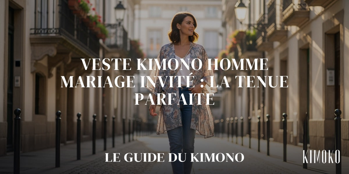 Veste kimono homme mariage invité : la tenue parfaite — guide complet par Sofia Image