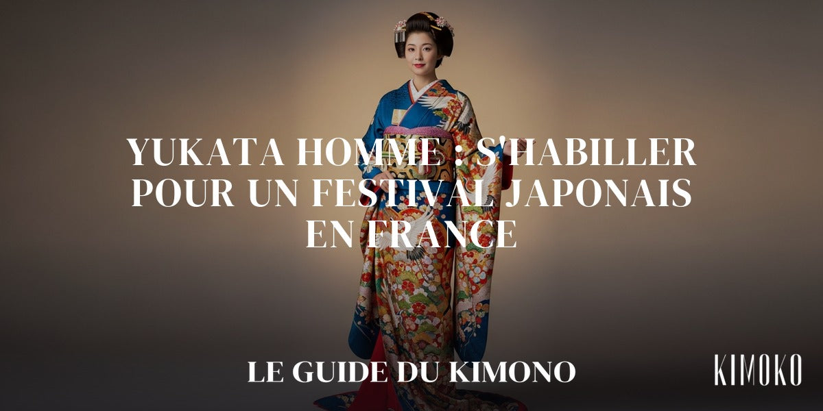 Yukata homme : s'habiller pour un festival japonais en France — guide complet par Sofia Image