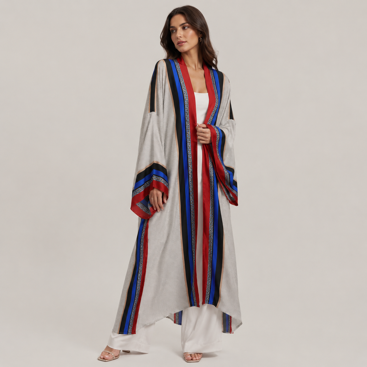 Kimono Aspect Soie Long Effet