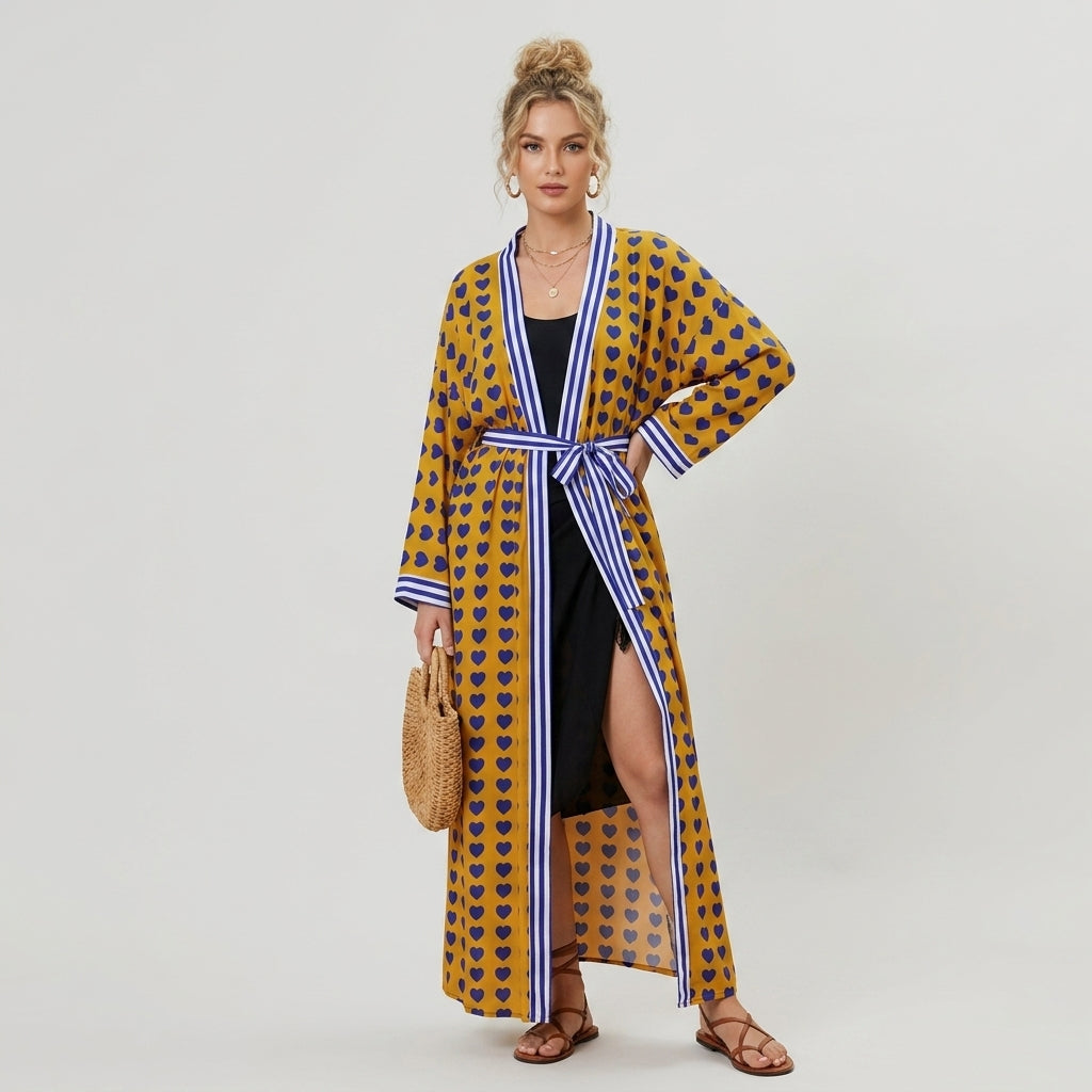 Kimono Jaune Plage