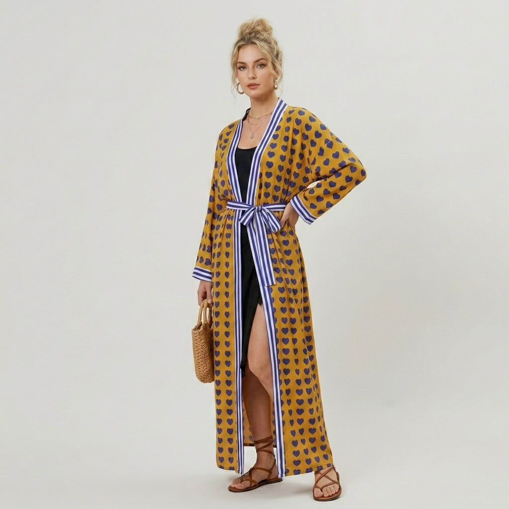 Kimono Jaune Plage