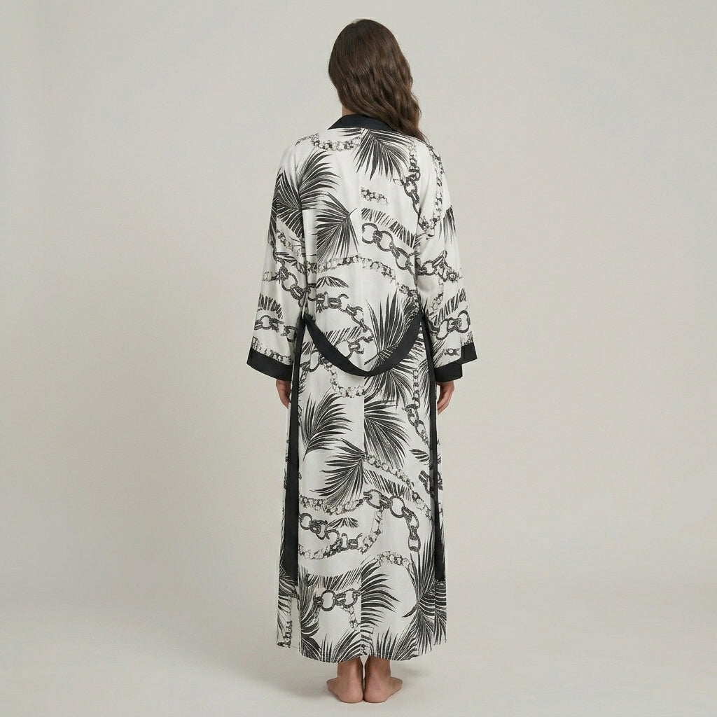 Kimono Plage Imprimé