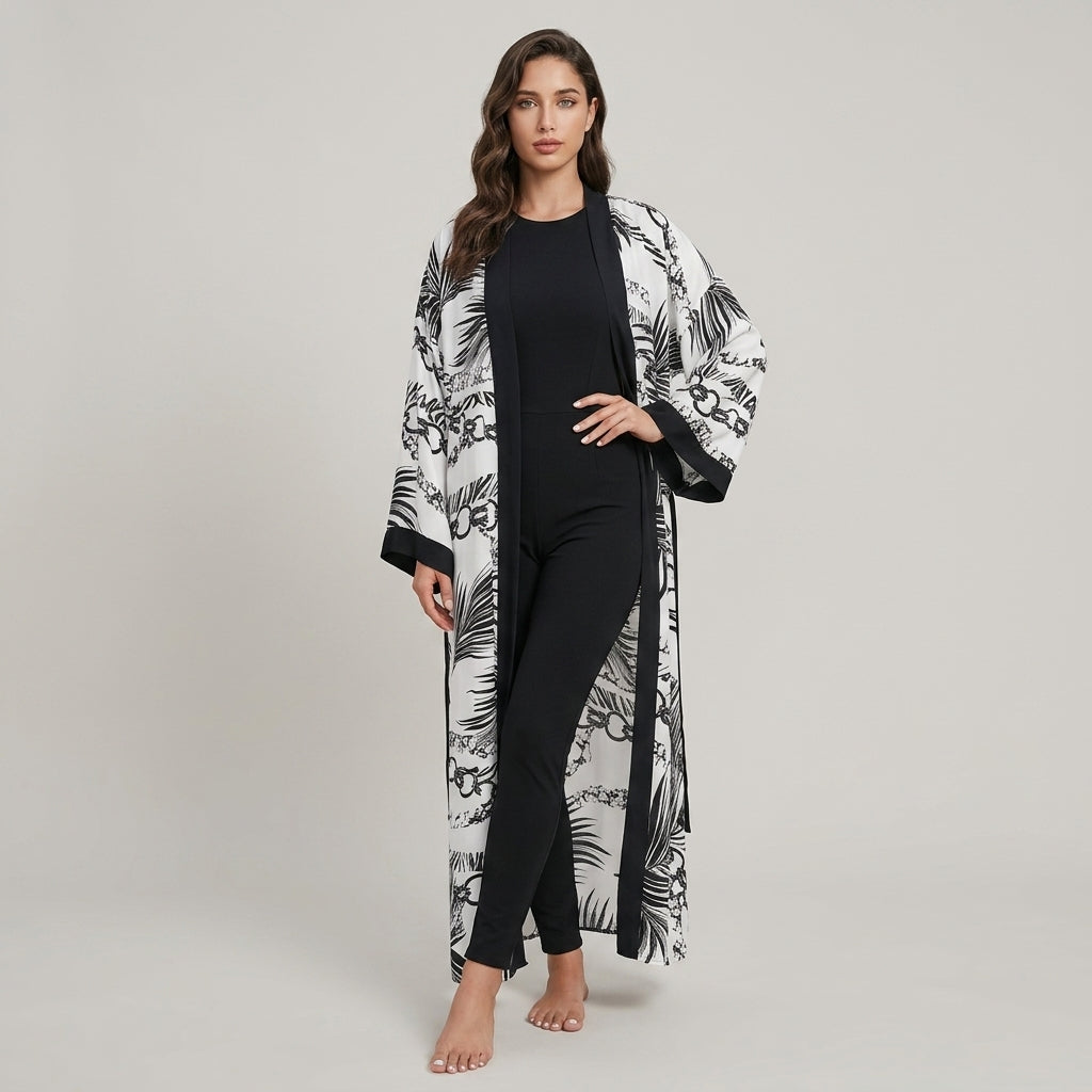 Kimono Plage Imprimé
