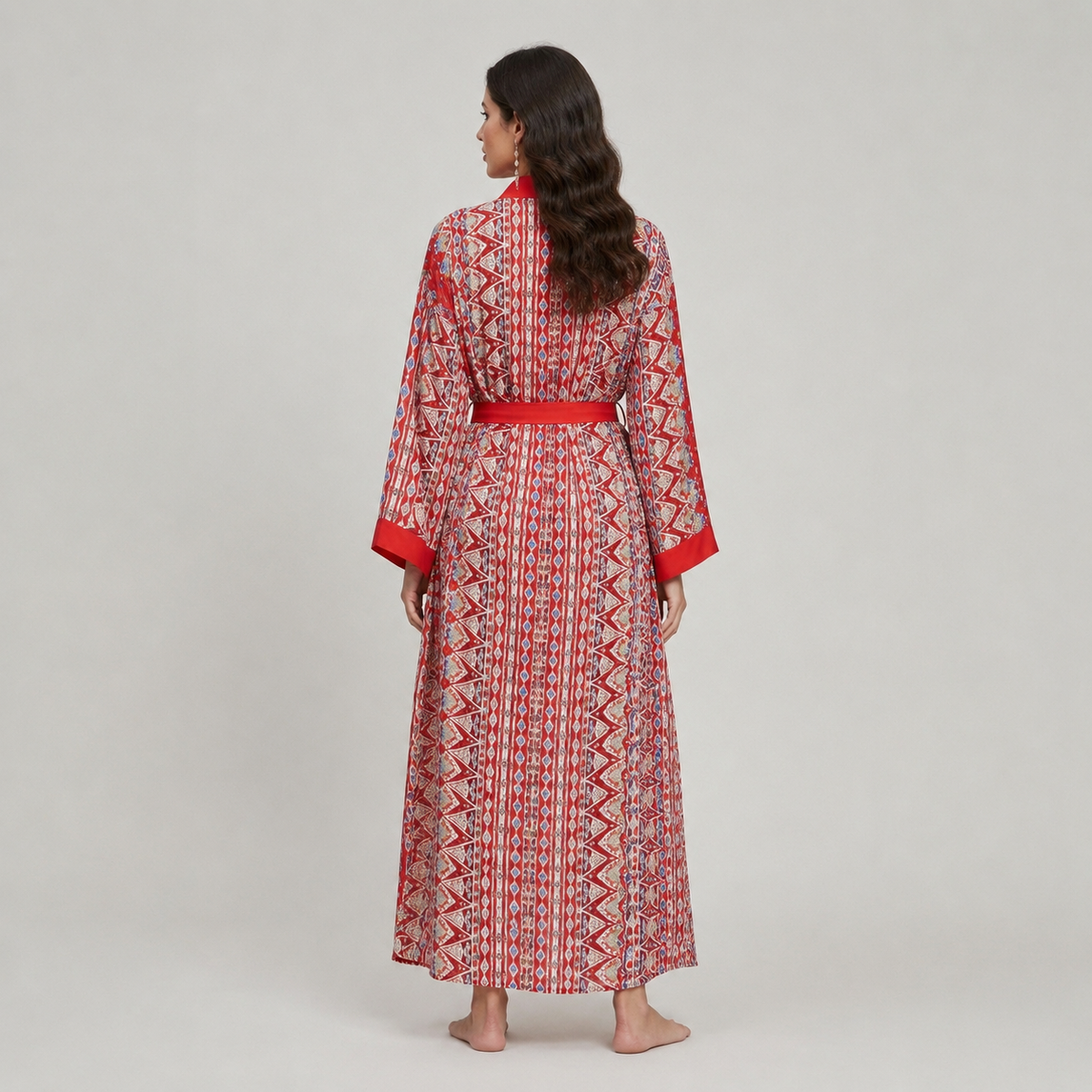 kimono Plage Rouge