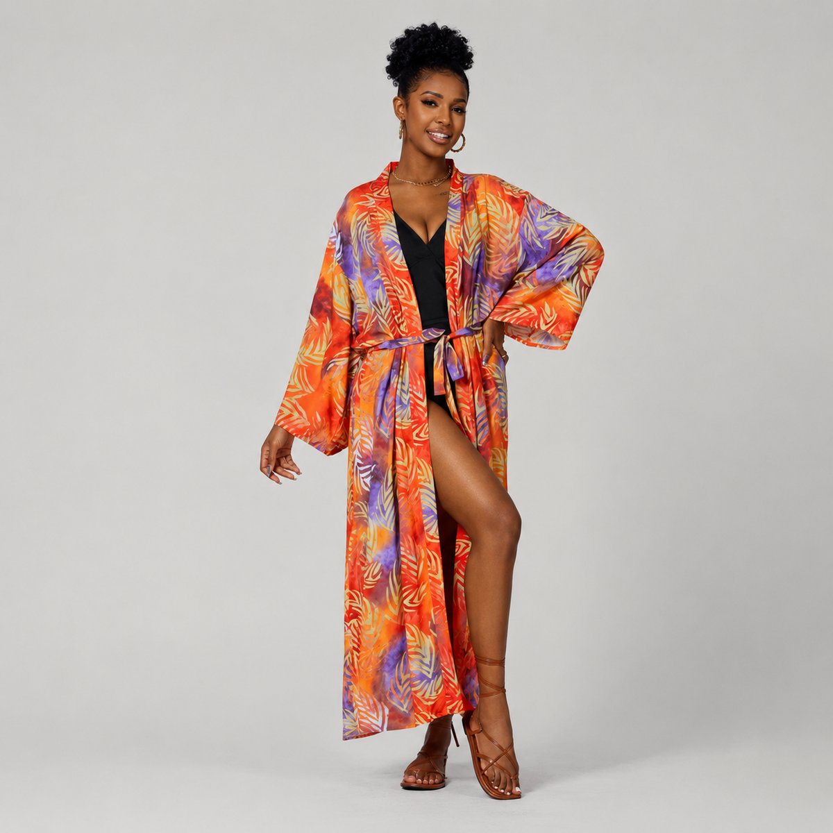 Kimono Femme Fleuri