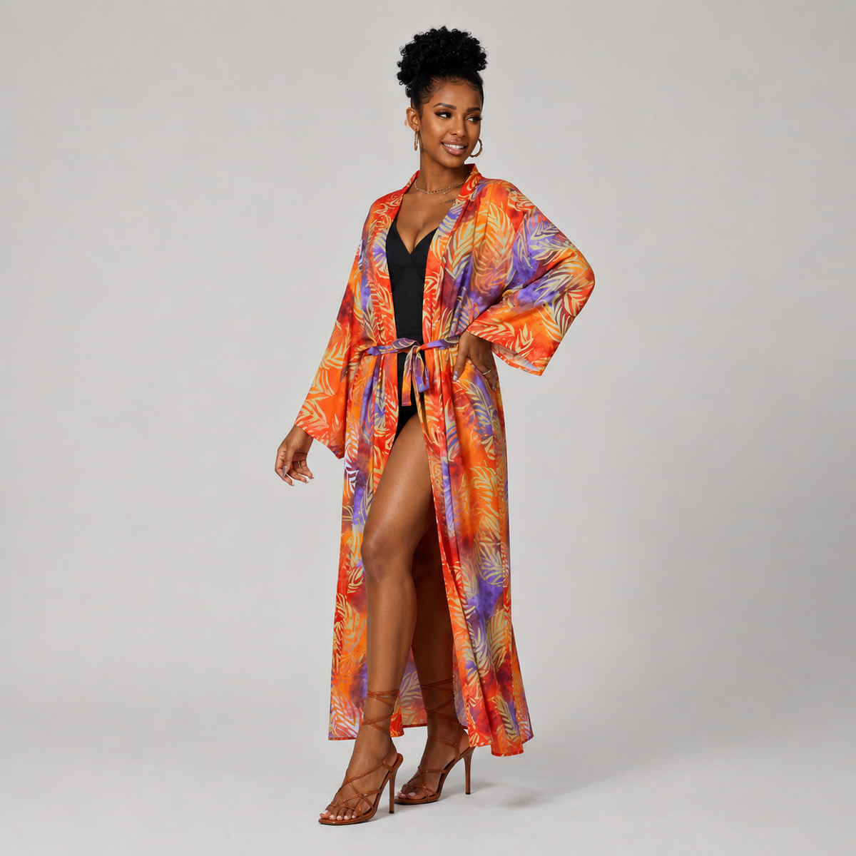 Kimono Femme Fleuri