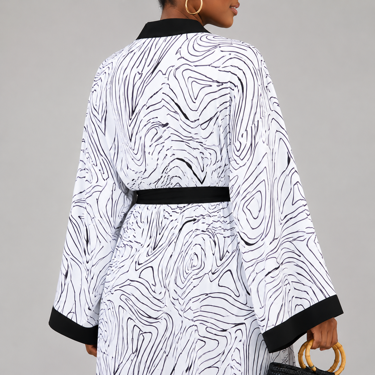 Kimono de Plage Blanc Long