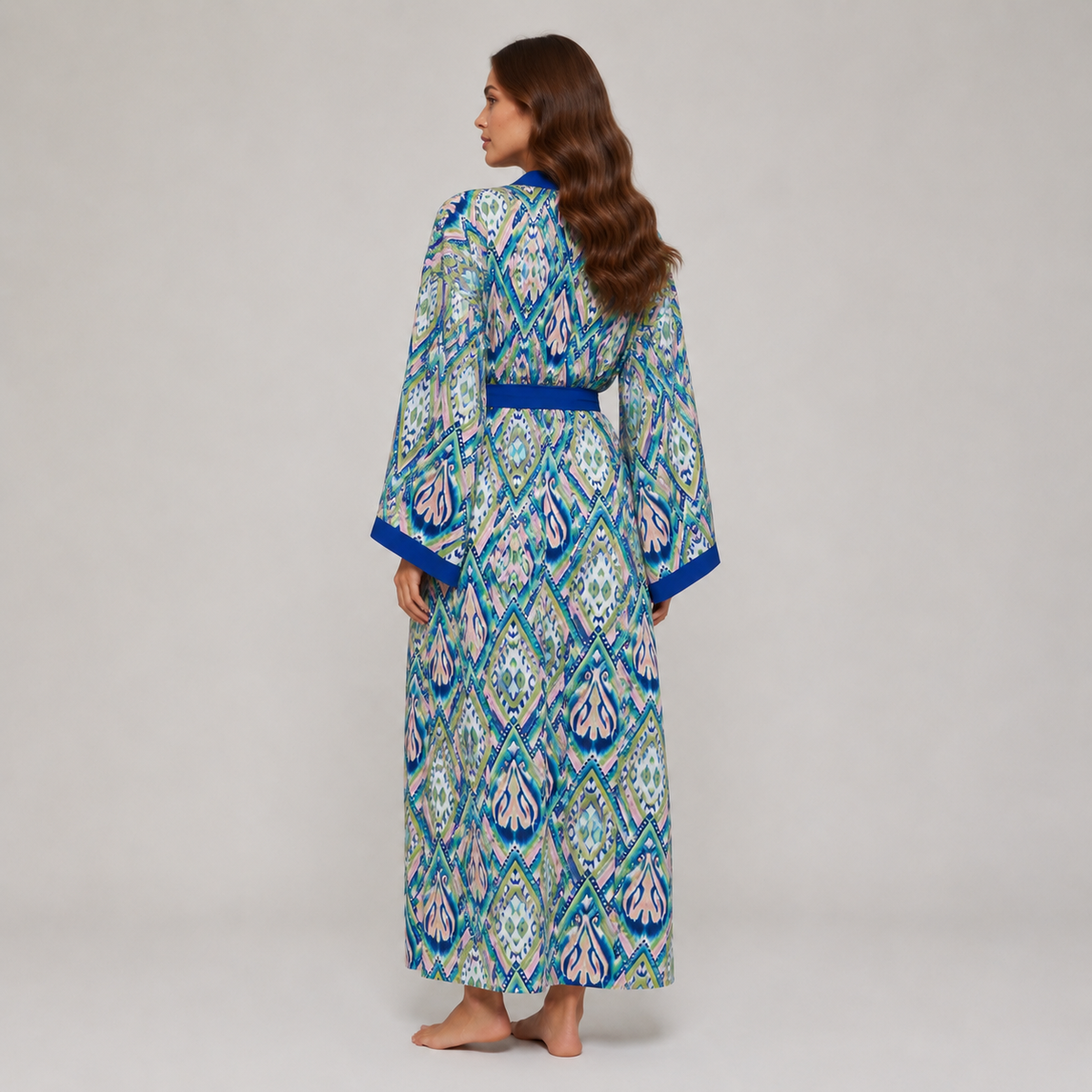 Kimono de Plage Bleu