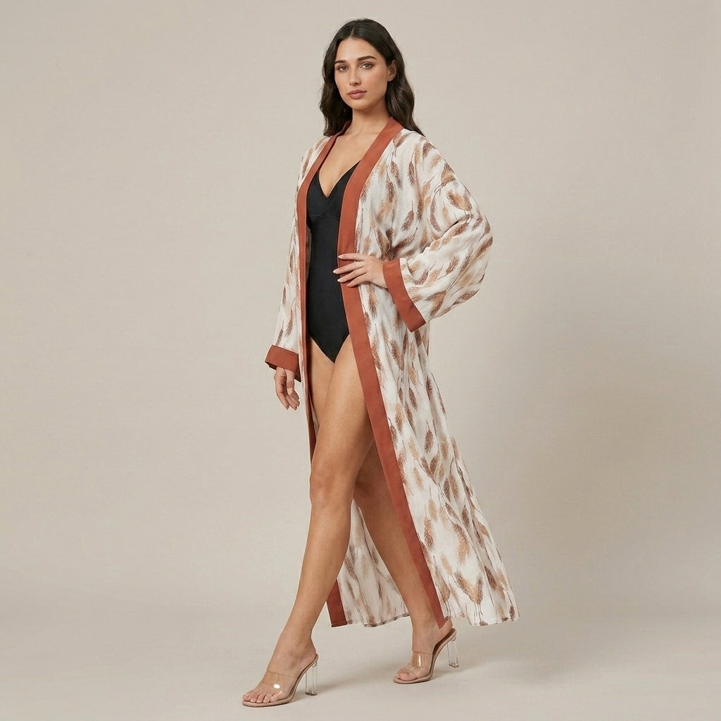 Robe Kimono Plage Femme