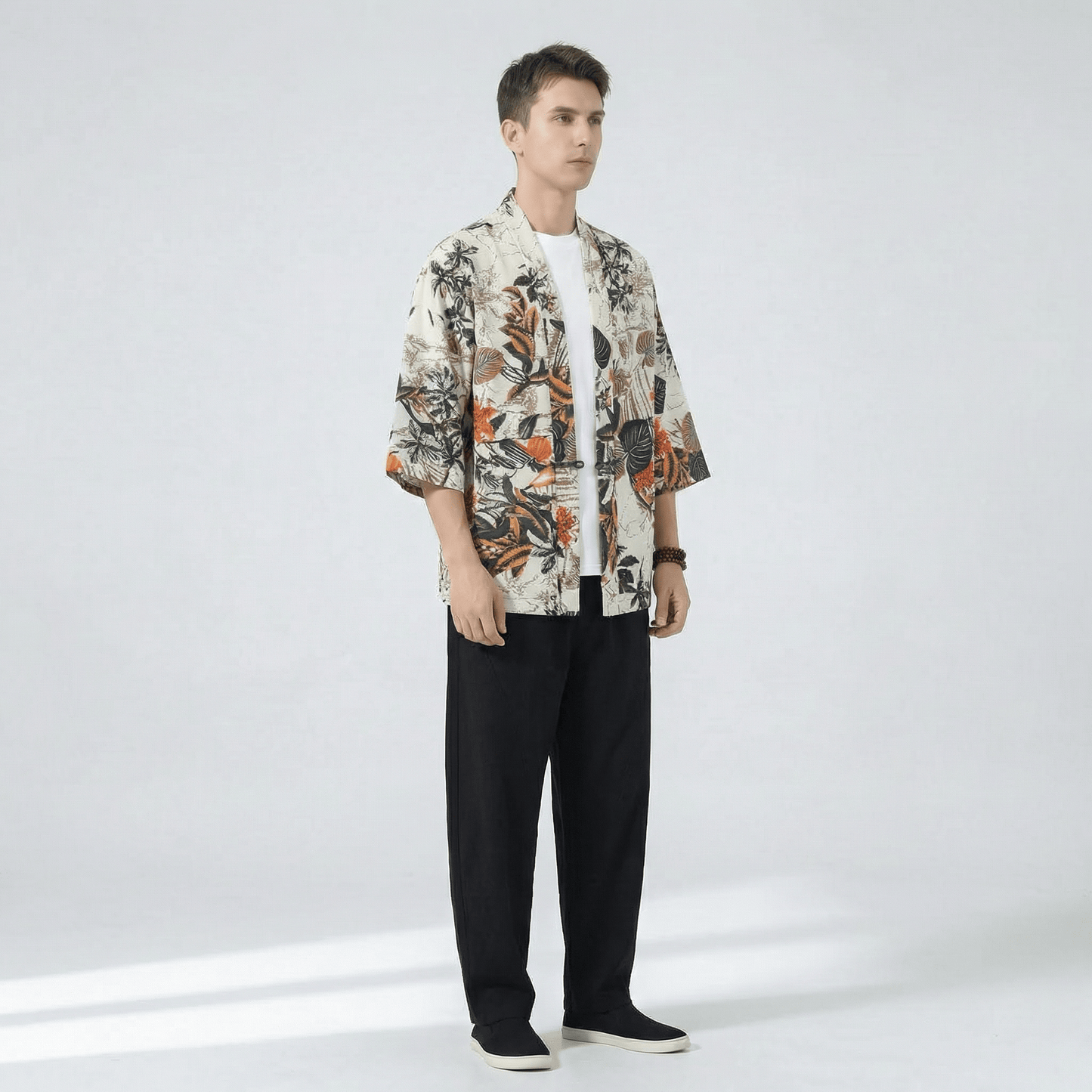 Cardigan Style Kimono Homme