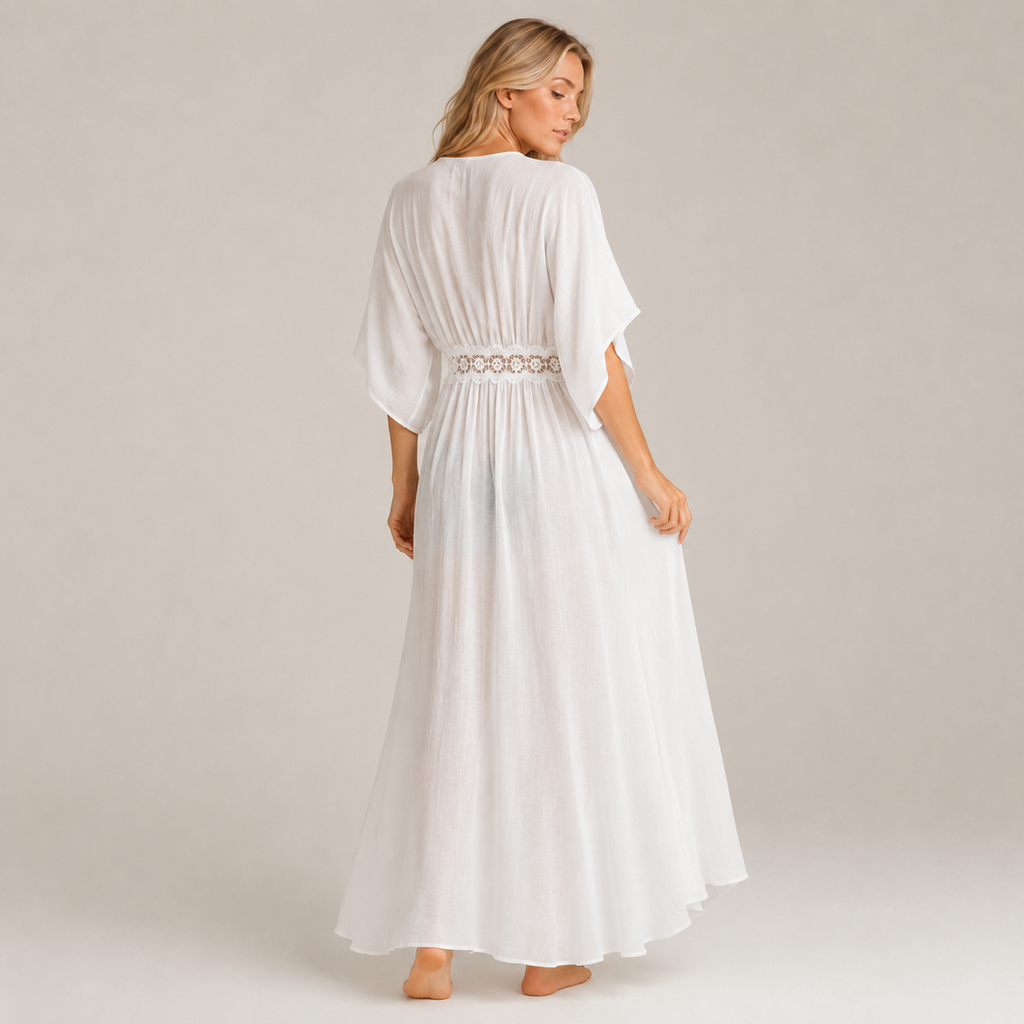 Long Kimono En Dentelle