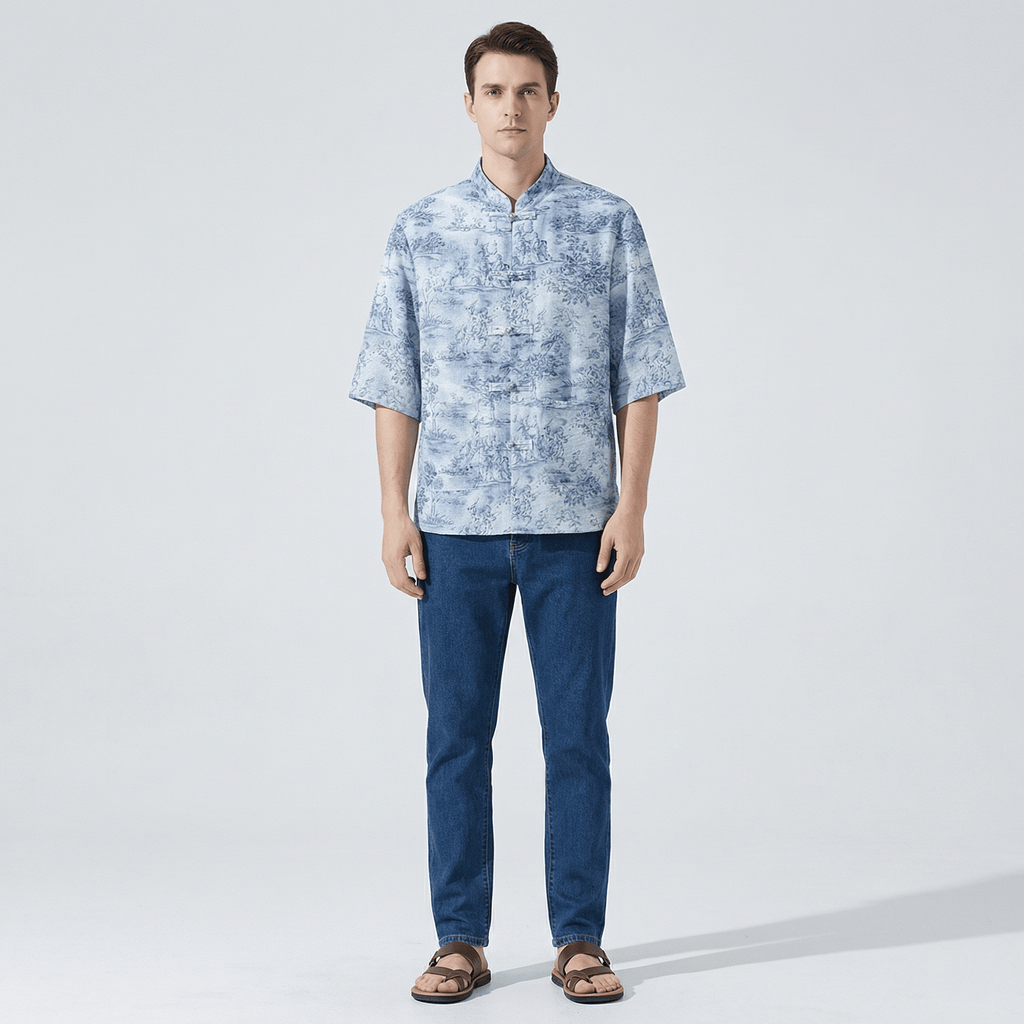 Chemise Imprimé Kimono