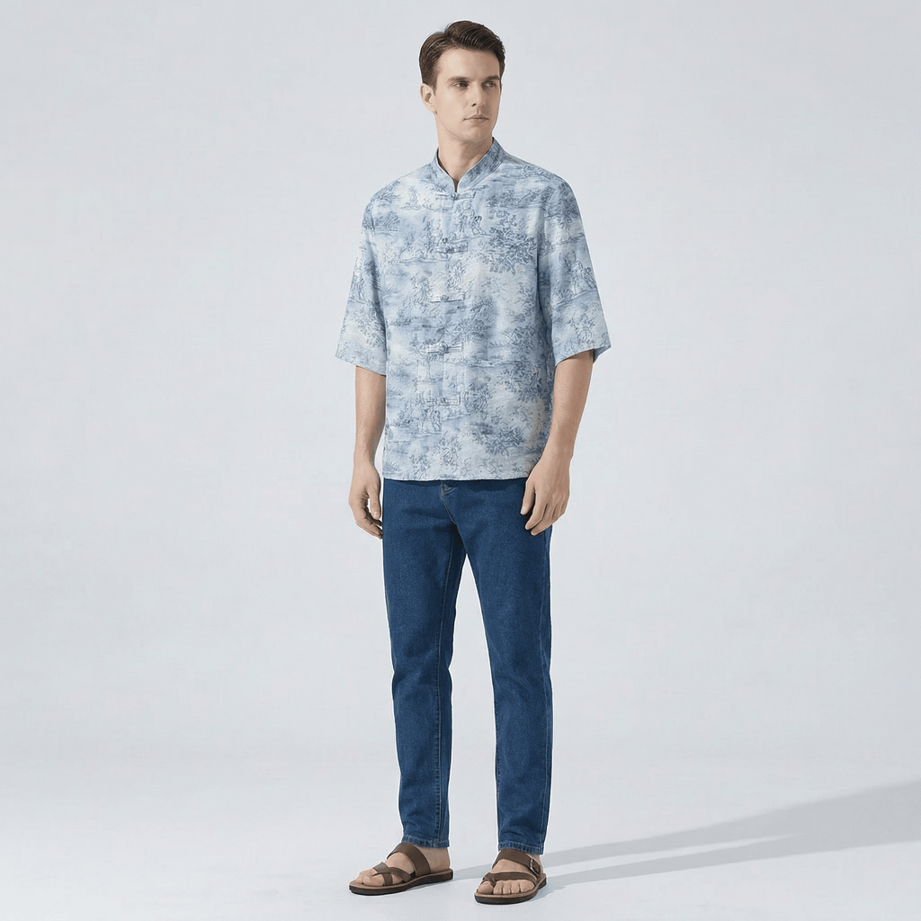 Chemise Imprimé Kimono