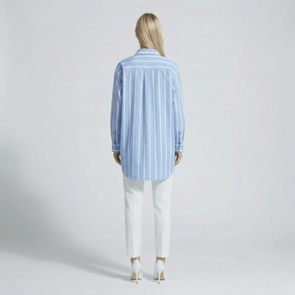 Chemise Kimono Bleue