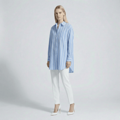 Chemise Kimono Bleue