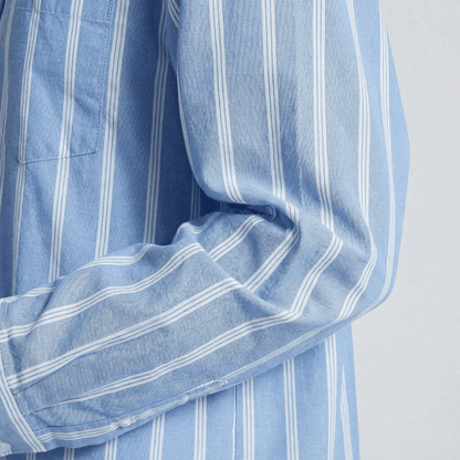 Chemise Kimono Bleue