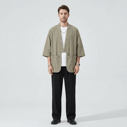 Chemise Kimono Pour Homme