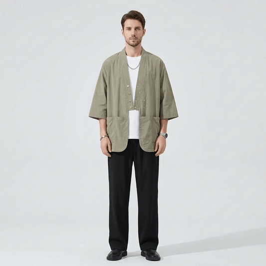 Chemise Kimono Pour Homme