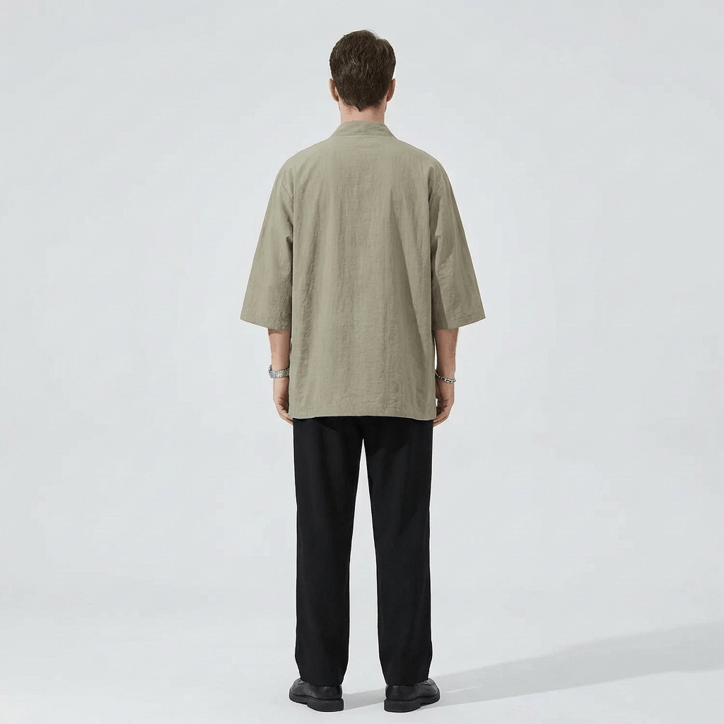 Chemise Kimono Pour Homme