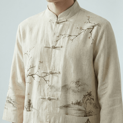 Chemise Motif Kimono Homme