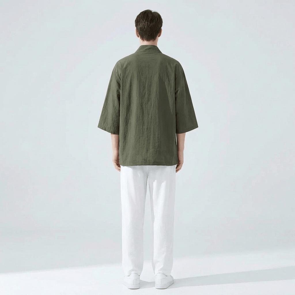 Chemise Style Kimono Homme
