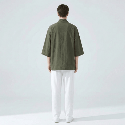 Chemise Style Kimono Homme