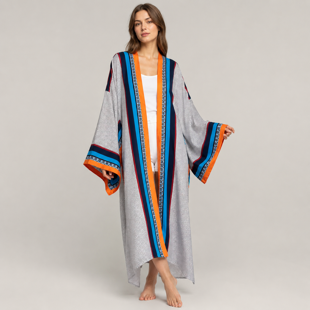 Kimono Ete Long Imprimé