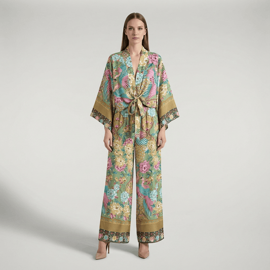 Ensemble Kimono Et Pantalon Femme