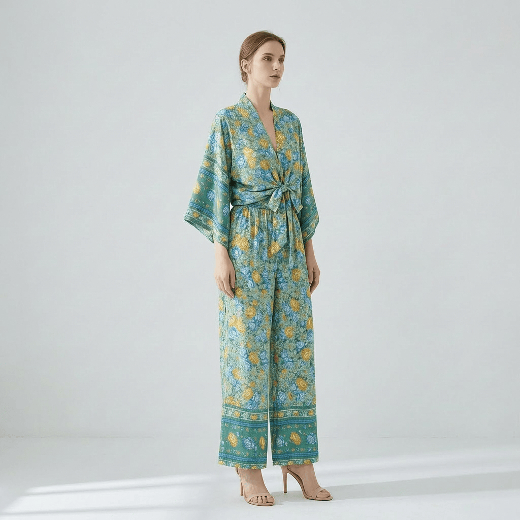 Ensemble Kimono Femme Fleuri