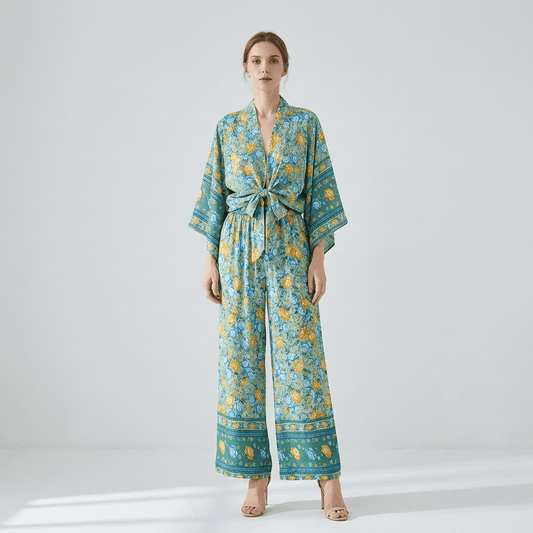 Ensemble Kimono Femme Fleuri