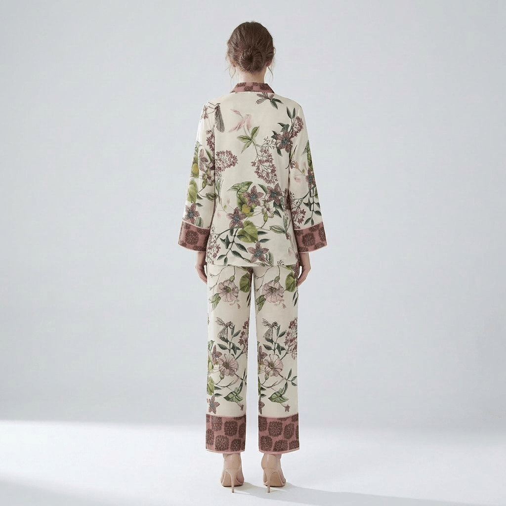 Ensemble Kimono Fleuri