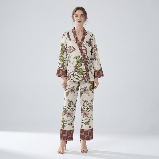 Ensemble Kimono Fleuri