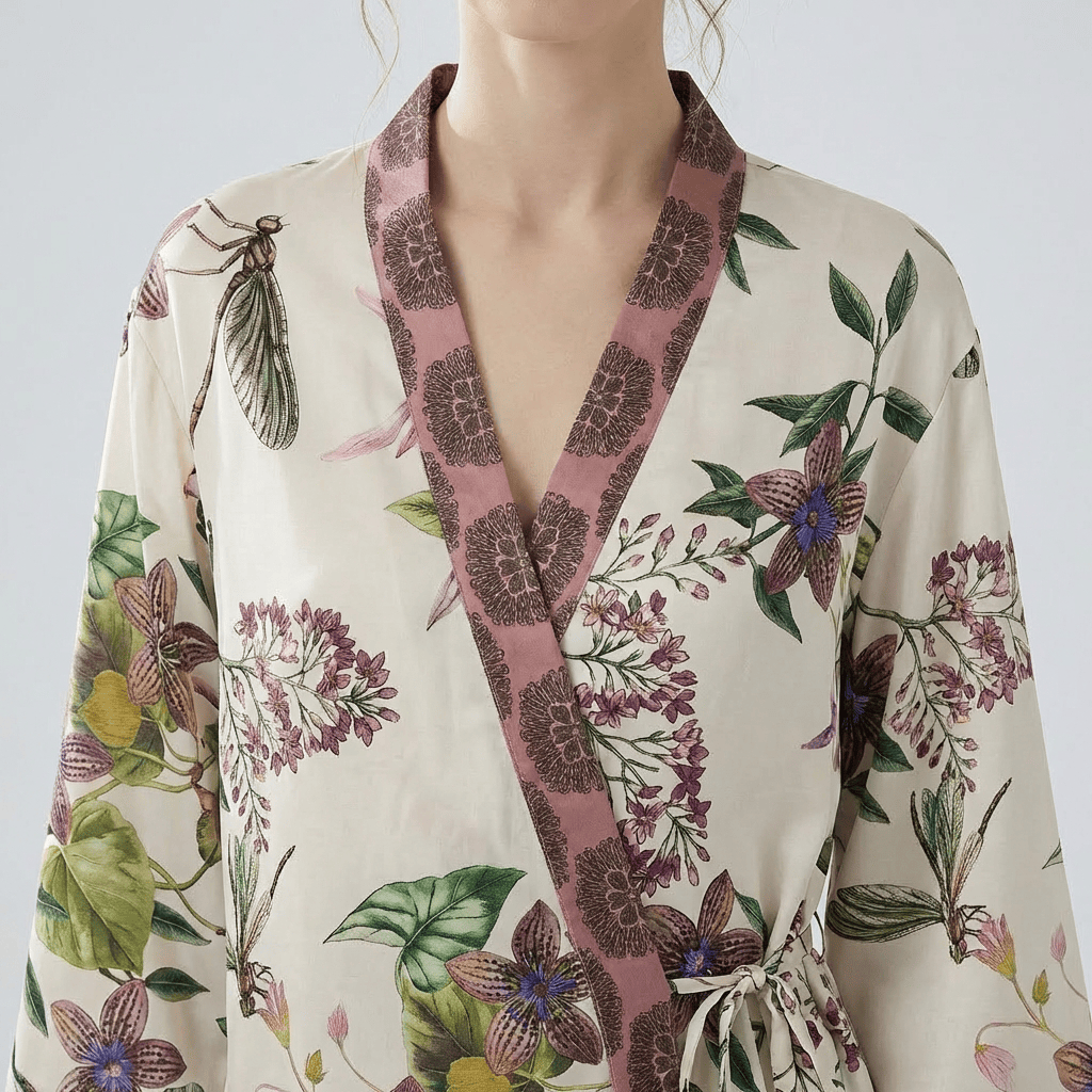 Ensemble Kimono Fleuri