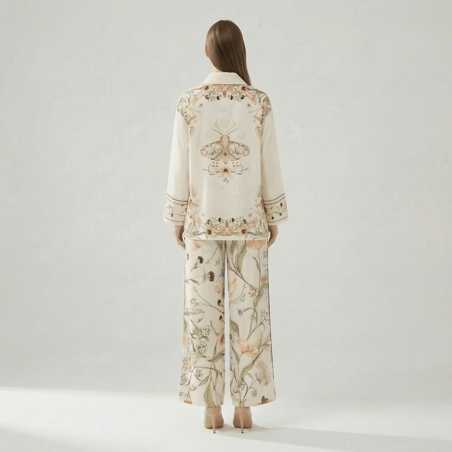 Ensemble Kimono Fleuri Femme