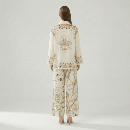 Ensemble Kimono Fleuri Femme