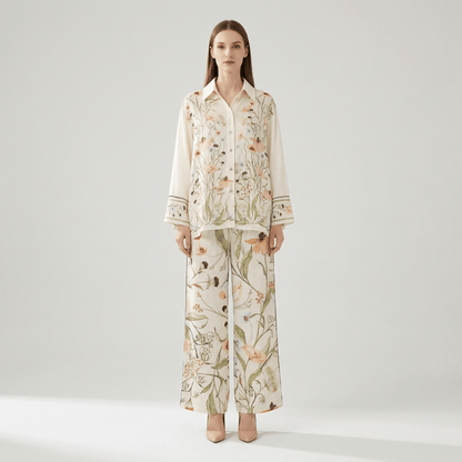 Ensemble Kimono Fleuri Femme
