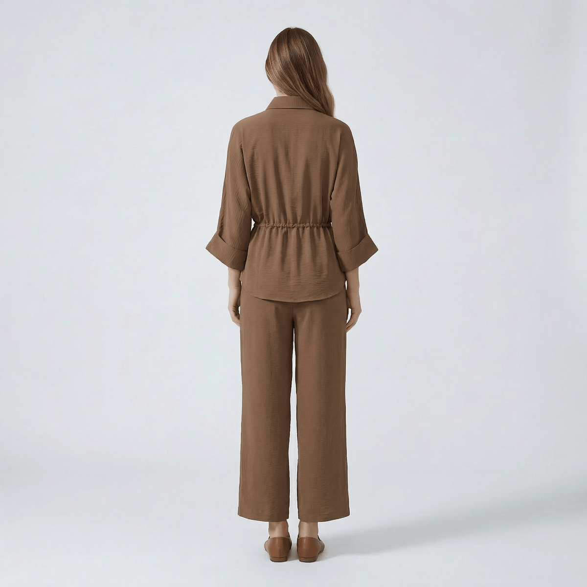 Ensemble Kimono Marron