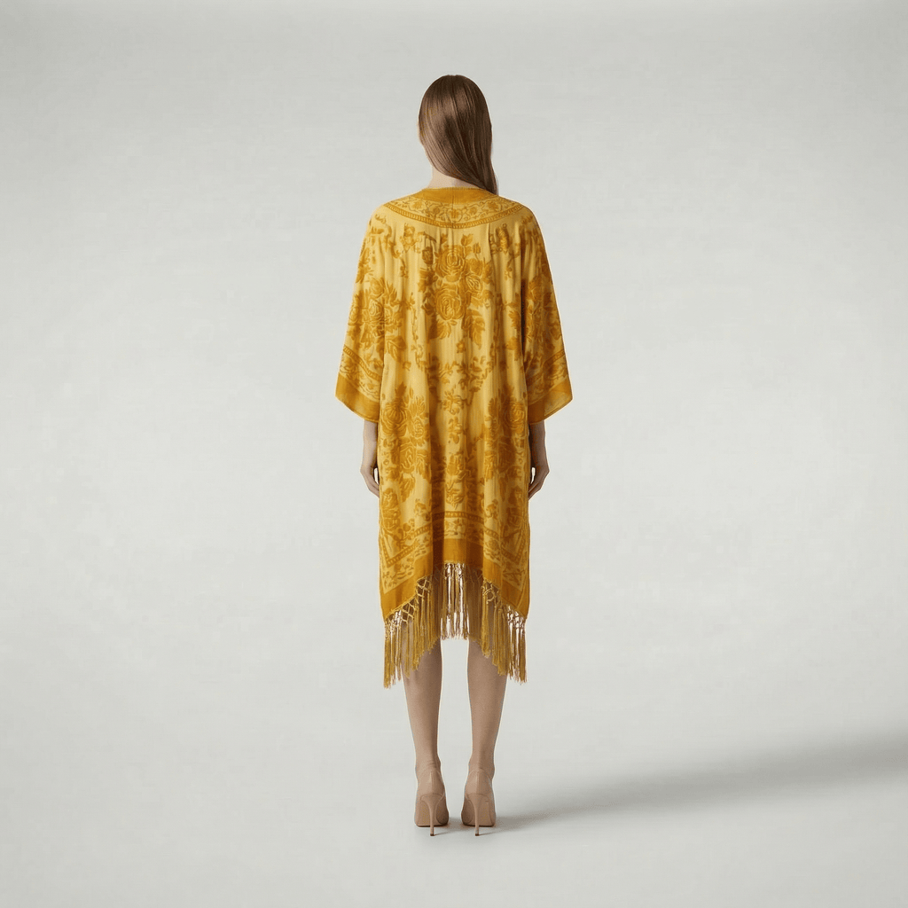 Gilet De Plage Kimono Femme