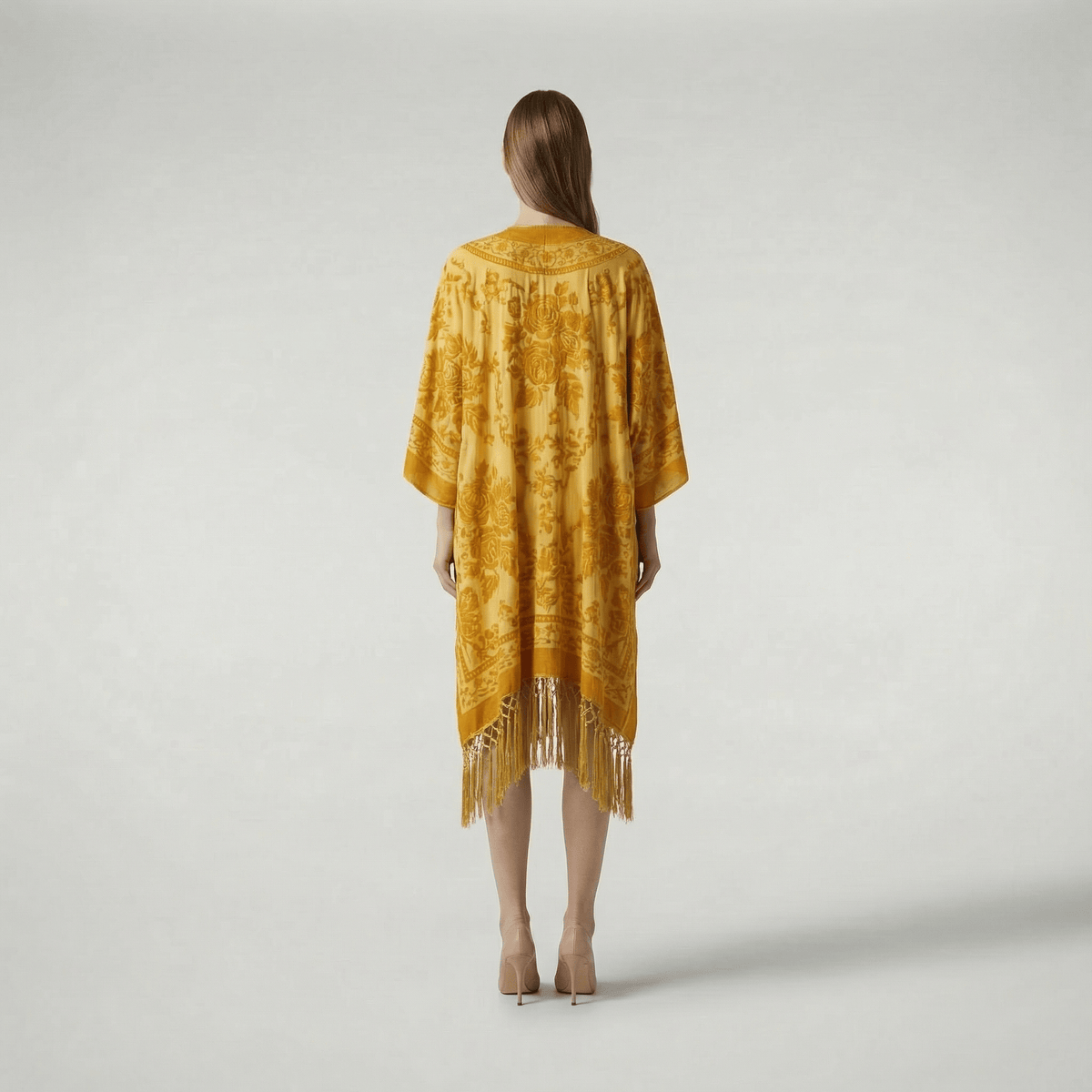 Gilet De Plage Kimono Femme