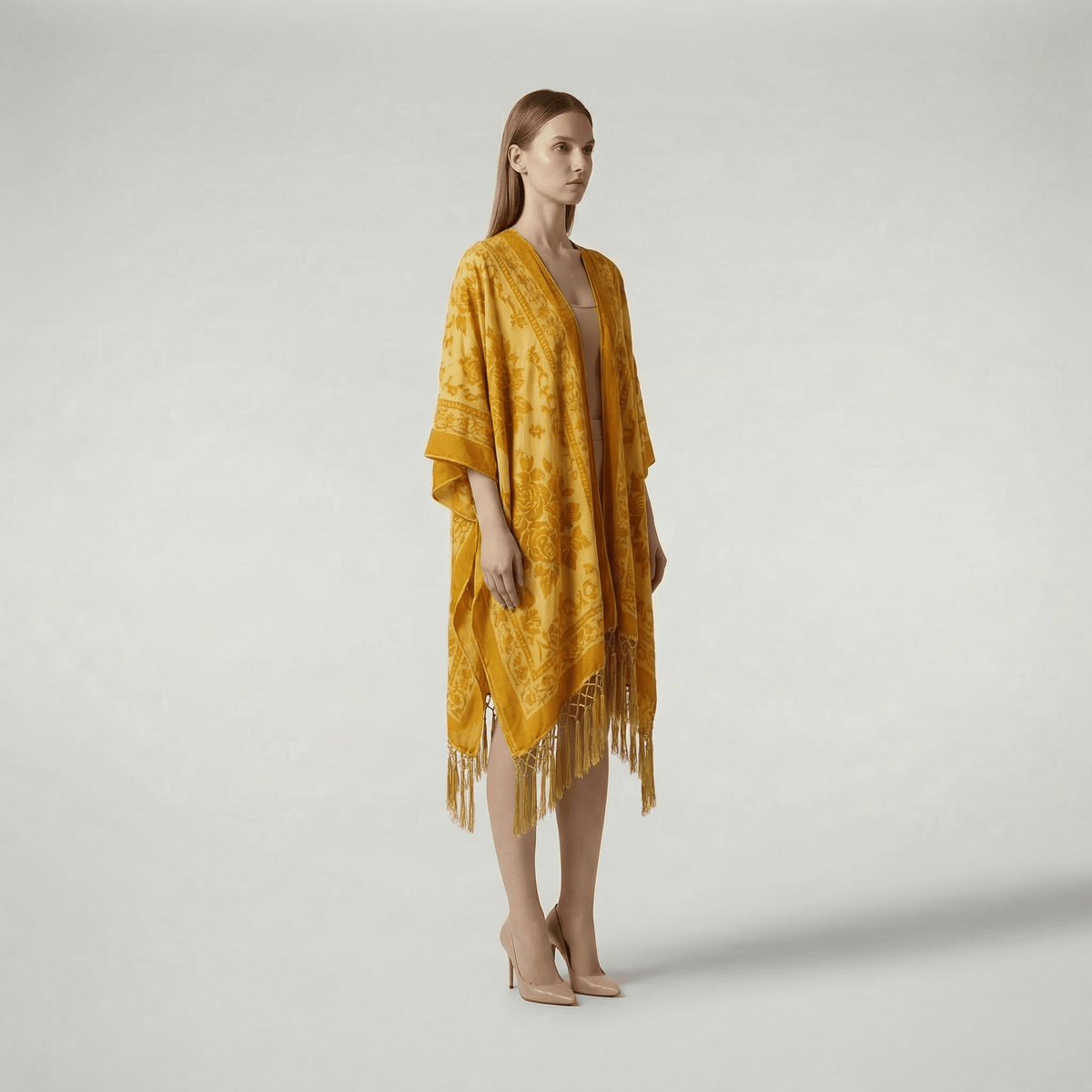 Gilet De Plage Kimono Femme