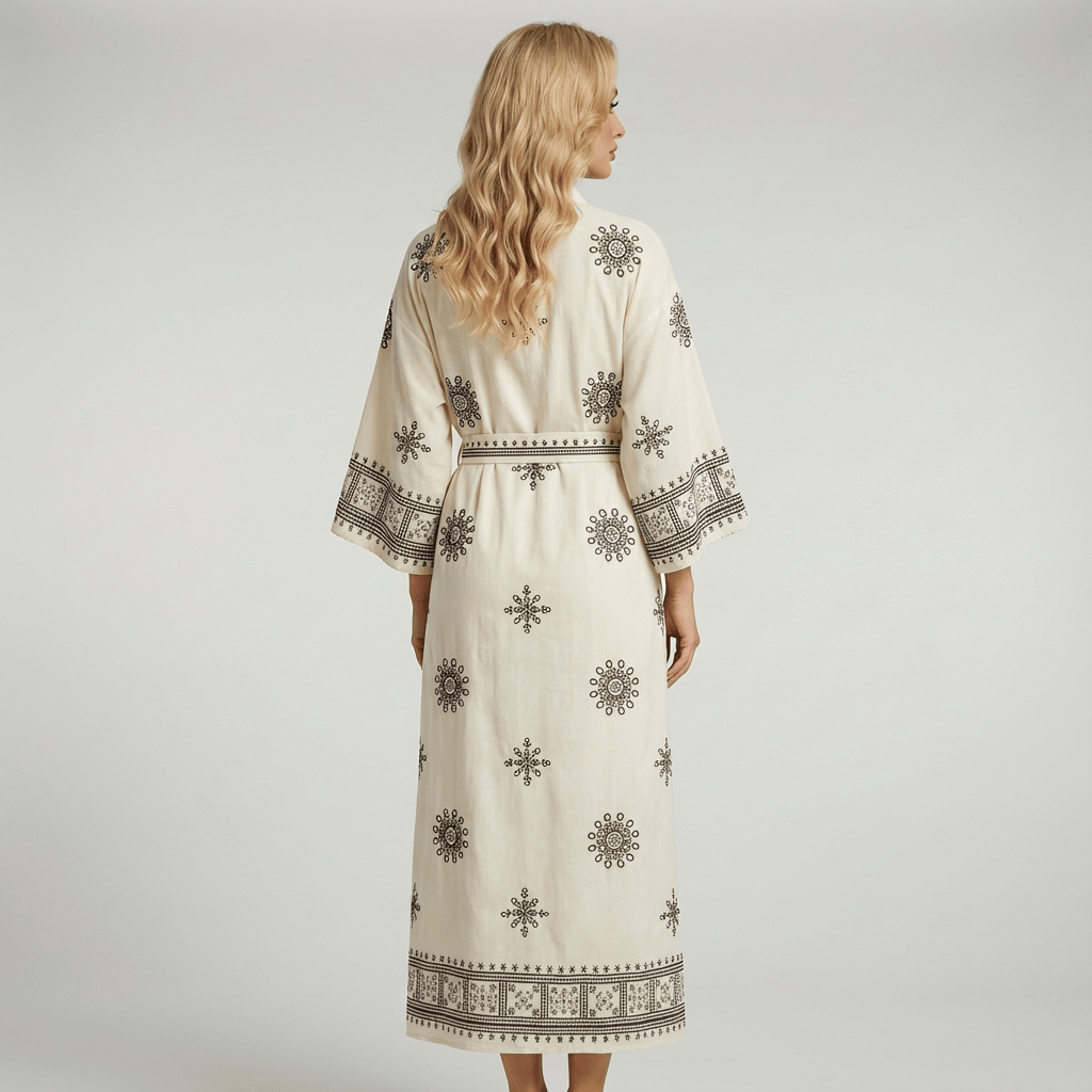 Kimono Blanc Boheme Plage