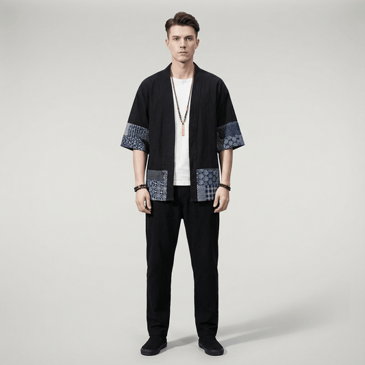 Kimono Cardigan Japonais Homme