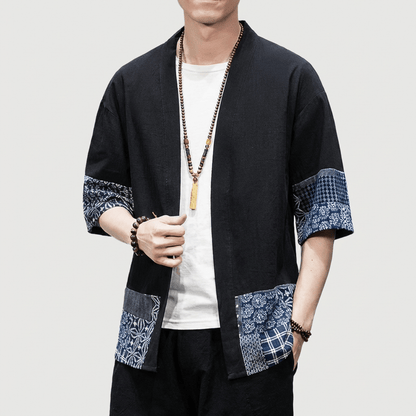 Kimono Cardigan Japonais Homme