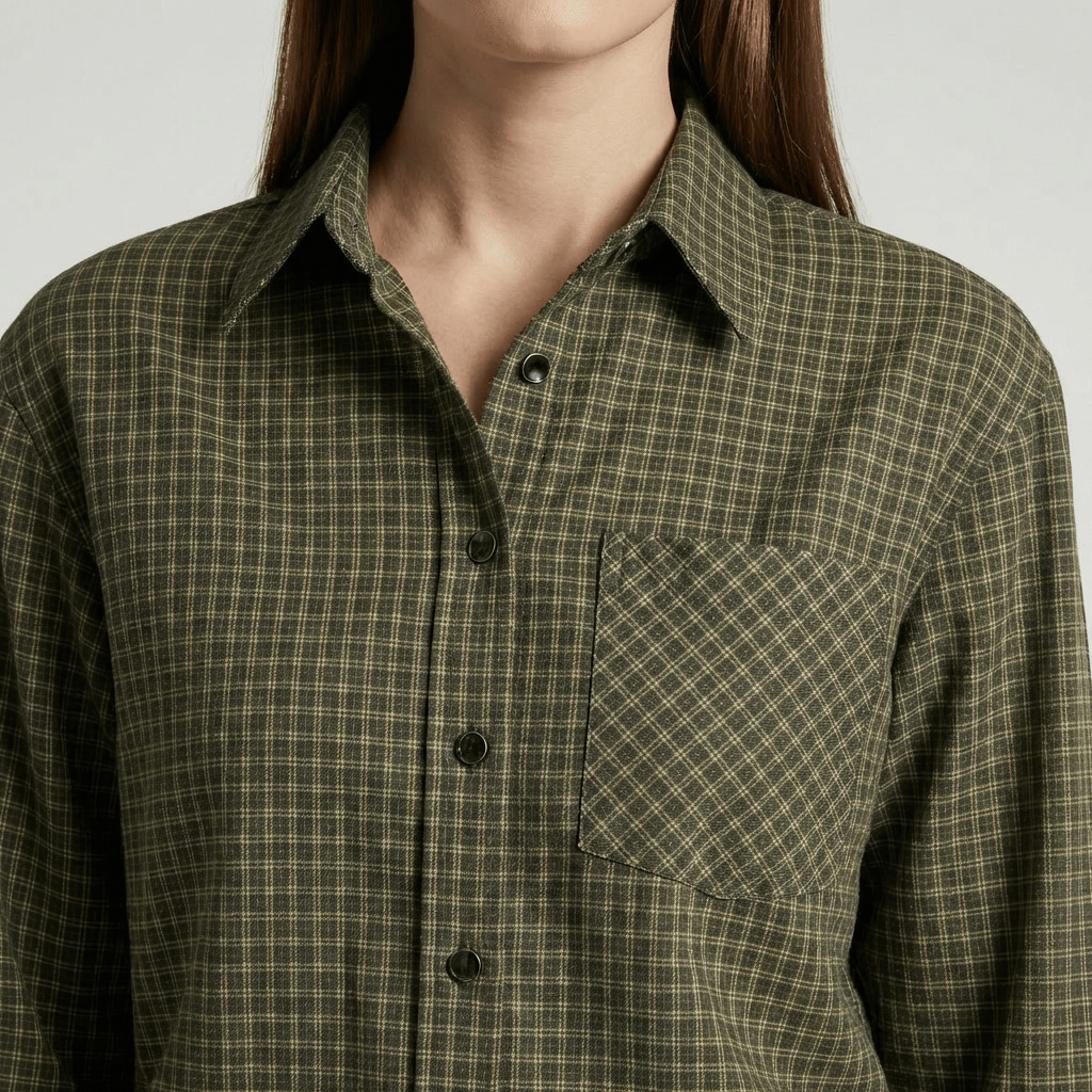 Kimono Chemise Japonaise Verte